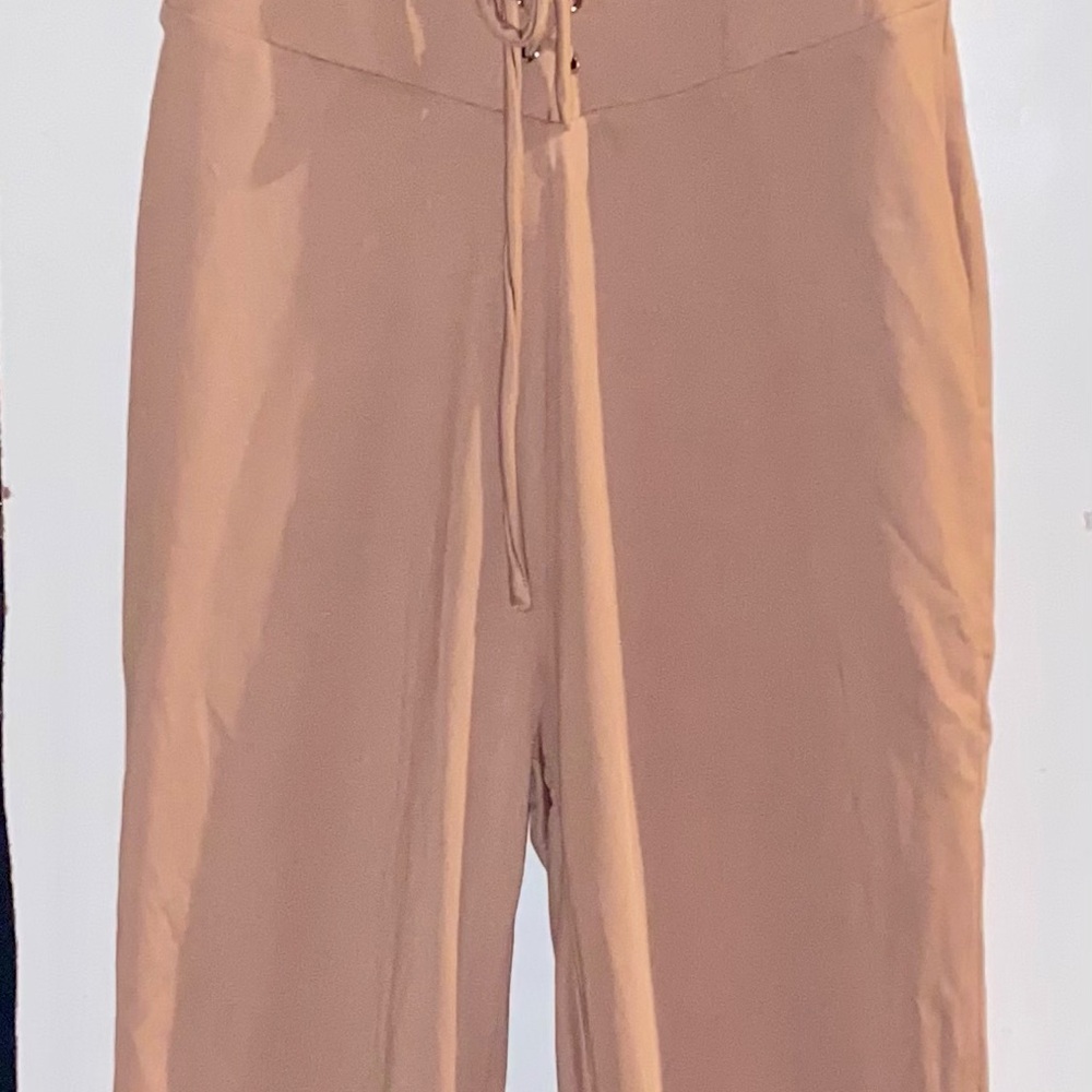 bebe Tan Jumpsuit